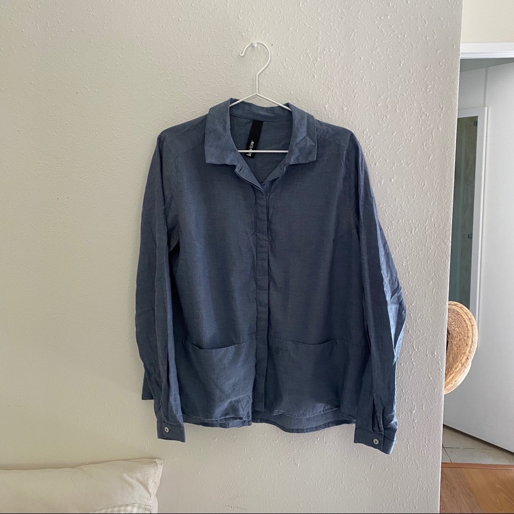 ~KOWTOW organic cotton blue cloudless shirt~